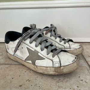 Golden Goose Superstar sneakers size 36 white leather